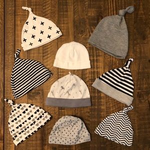 Bundle of 9 Baby Hats